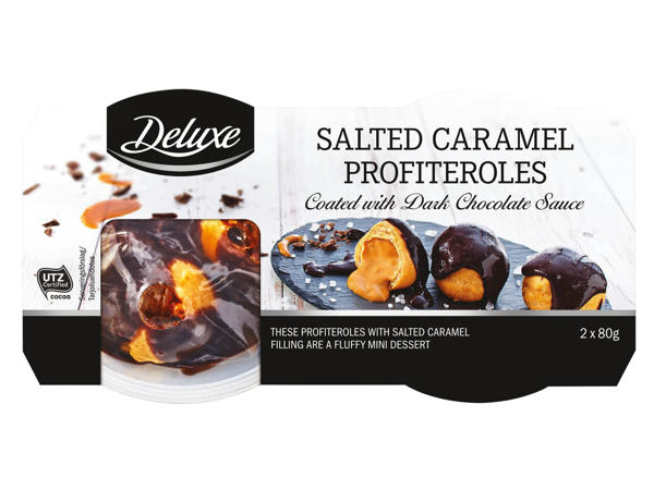 Salted Caramel Profiteroles