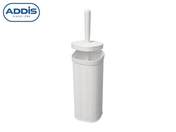 Addis Wicker Effect Toilet Brush - White