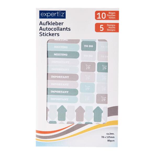 EXPERTIZ(R) 				Aufkleber, 10 Blatt