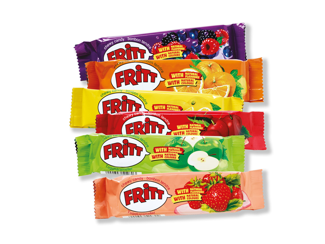 FRITT Frugtkaramelstænger