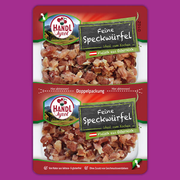 Feine Speckwuerfel
