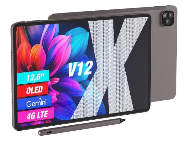 Tablet V12X LTE, 12,6″