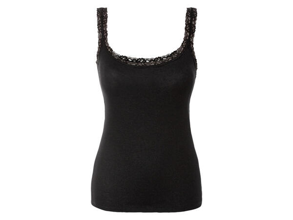 esmara(R) Damen Tops, 3 Stück, mit Spitze