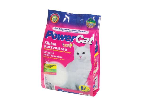 Lettiera per gatti in silicato Power Cat