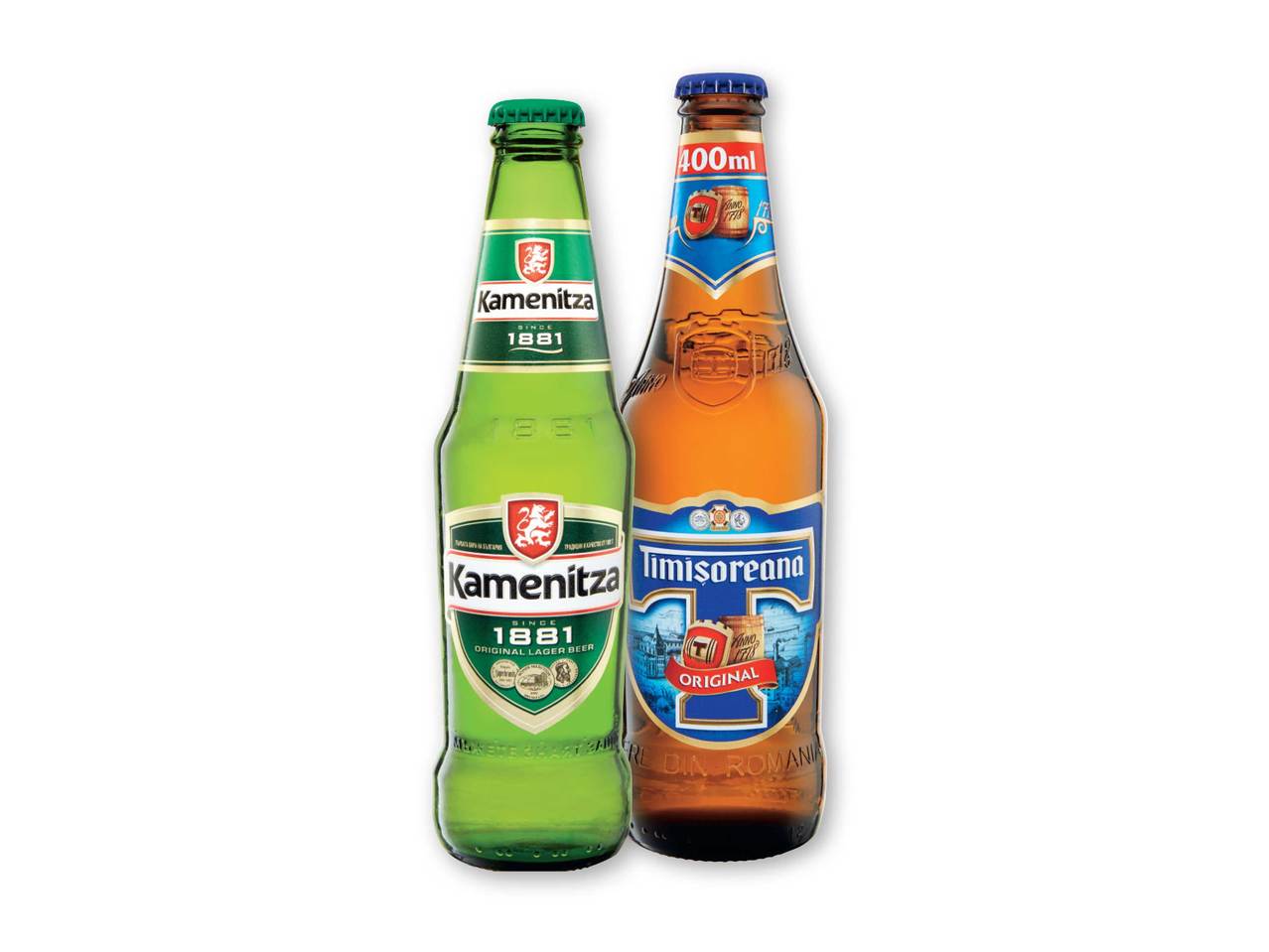 KAMENITZA/TIMISOREANA(R) Bulgarian/ Romanian Beer