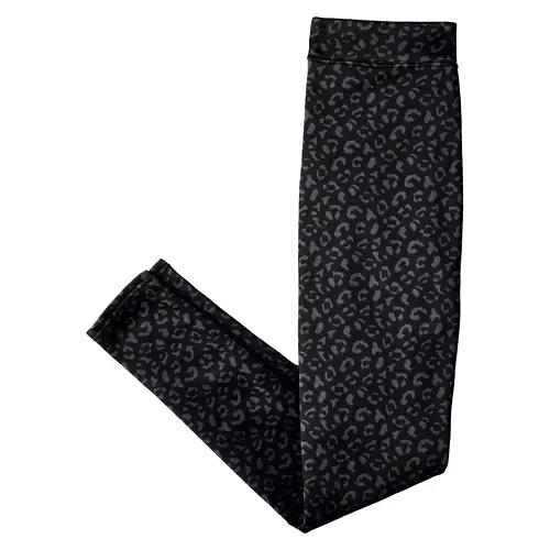 Ladies Fleece Lined Leggings - Multicolor, L