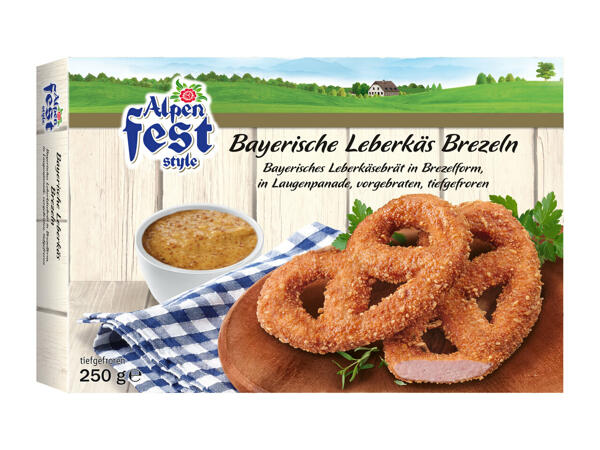 Bayerische Leberkäs Brezeln