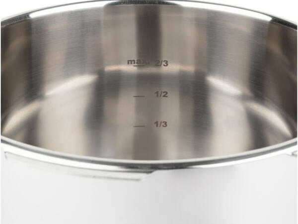 Tlakový hrnec s napařovací vložkou Secure Click P25307, 6 l