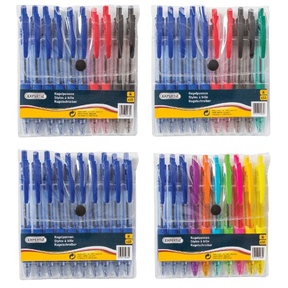 Stylos à bille, 10 pcs