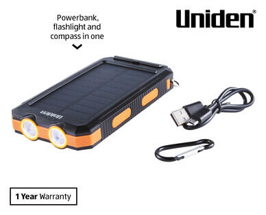 Uniden SPB80 Portable Solar Powerbank
