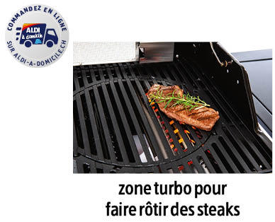 ENDERS(R) Barbecue à gaz Boston Black 4 IK Turbo