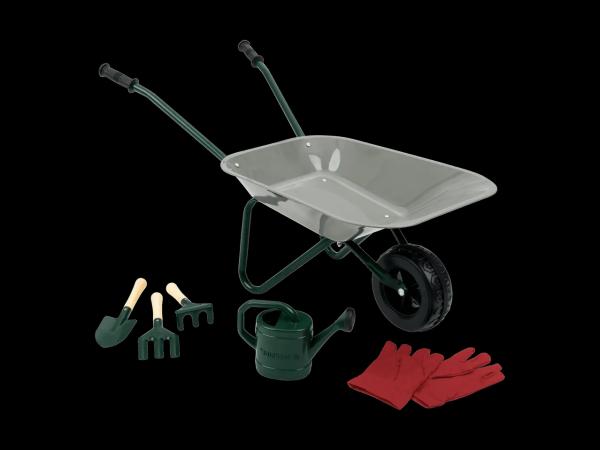 Schubkarre mit Gartenwerkzeug, 7-teilig