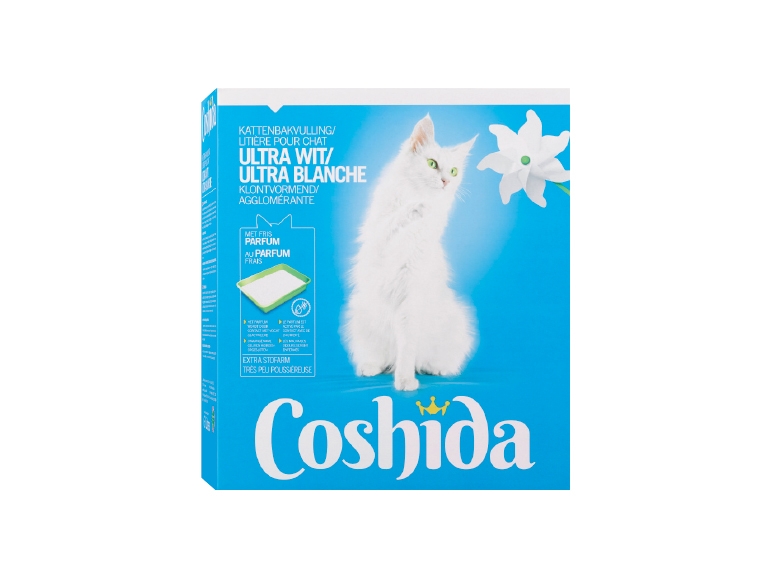 Witte kattenbakvulling