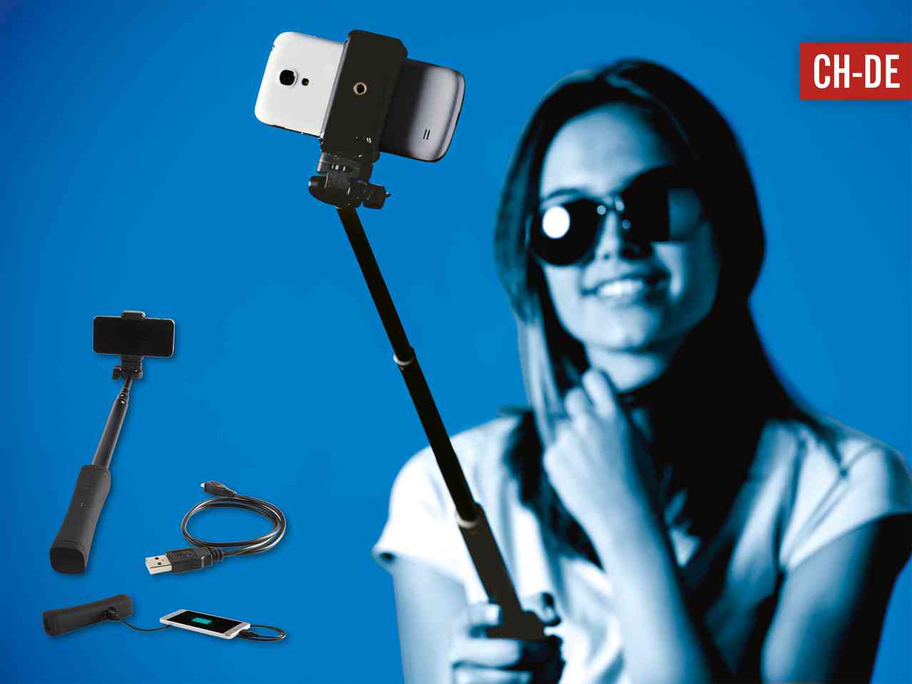 Perche à selfie bluetooth