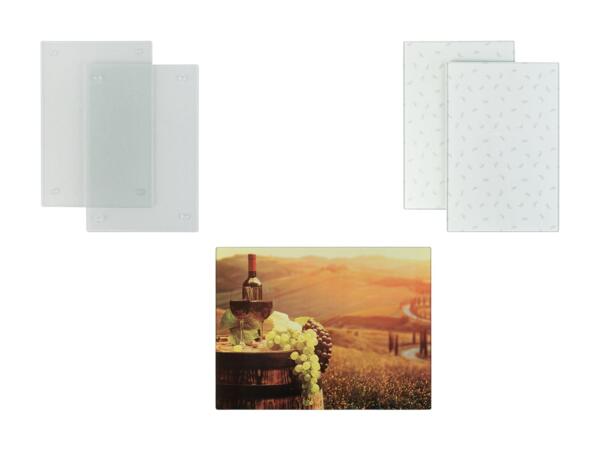 Planche(s) à découper en verre
