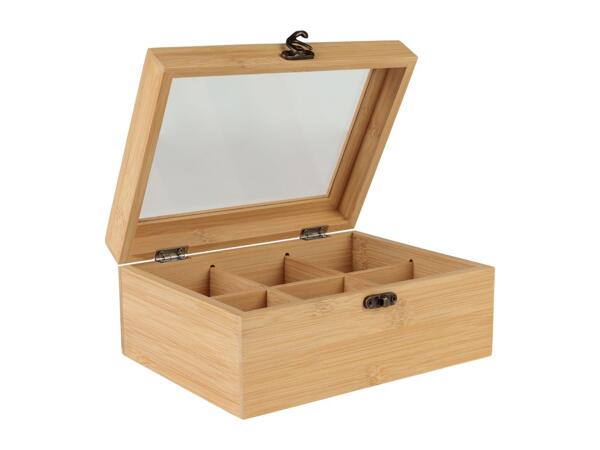 Livarno Home Bamboo Tea Box