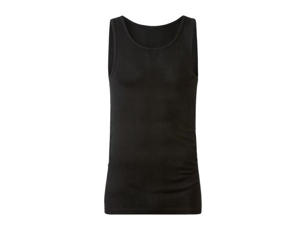 Livergy Men's Ribbed Vests - 2 Pack