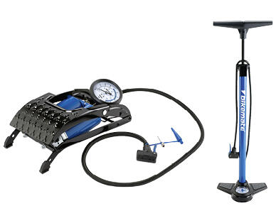 BIKEMATE(R)
POMPE À PIED HORIZONTALE/VERTICALE POUR VÉLO