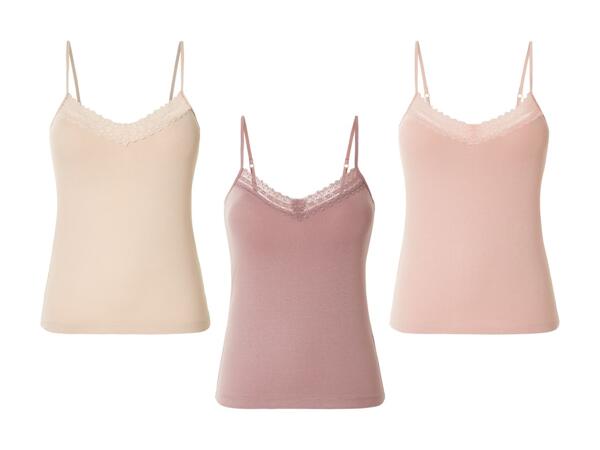 ESMARA(R) Stroptop med blonder 3-pak