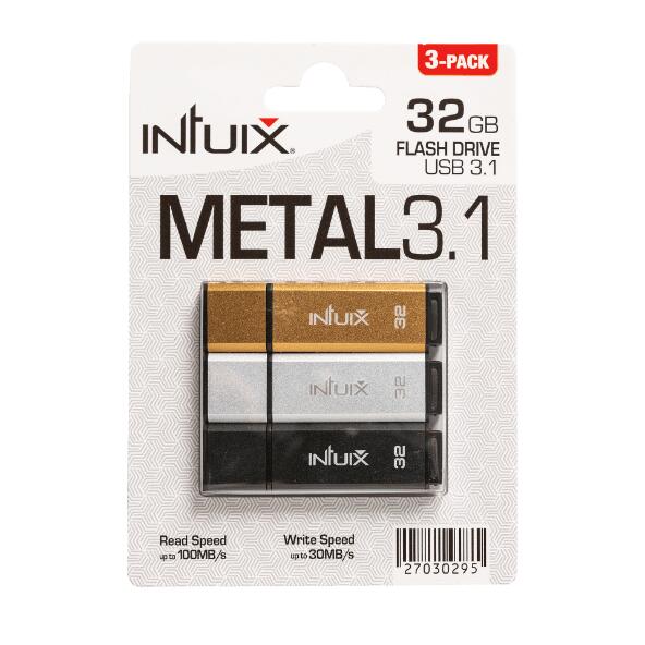 Clés mémoire de 32 GB, 3 pcs