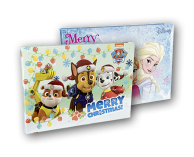 Calendrier de l'Avent à fournitures de bureau PAW PATROL™/FROZEN