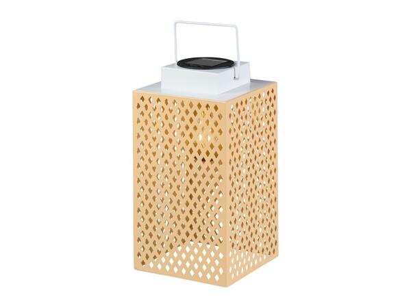 Livarno Home Beige LED Solar Lantern