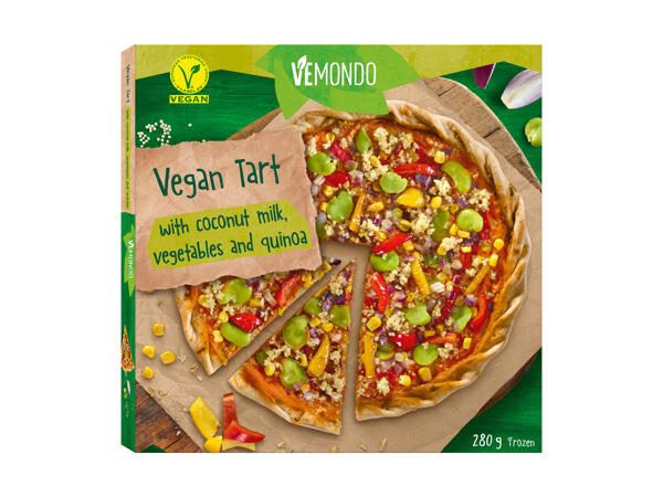 Tarte flambée végane
