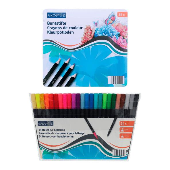 EXPERTIZ(R) 				Crayons ou feutres de couleur, 24 pcs