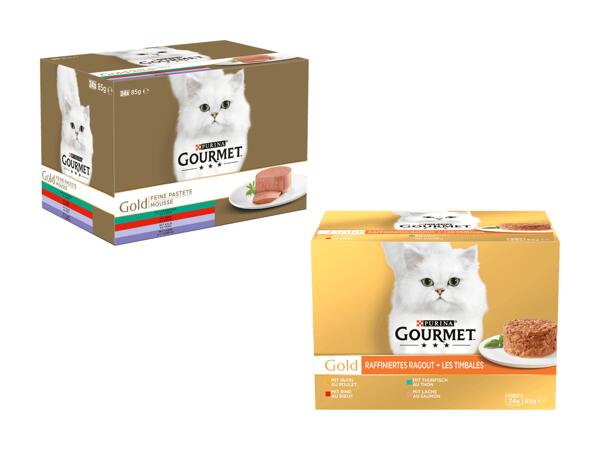 Aliments humides pour chats Gourmet Gold