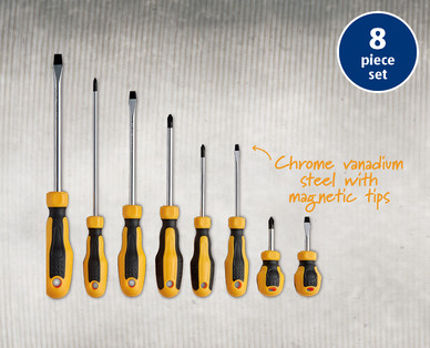 8 Piece Screwdriver Set