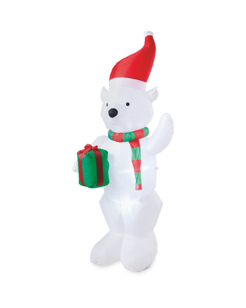 6Ft Inflatable Polar Bear