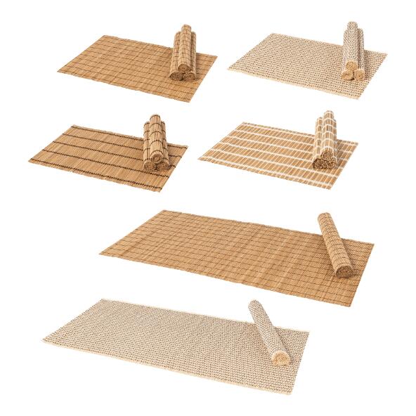 HOME CREATION(R) 				Bambus-Tischsets oder -Tischläufer