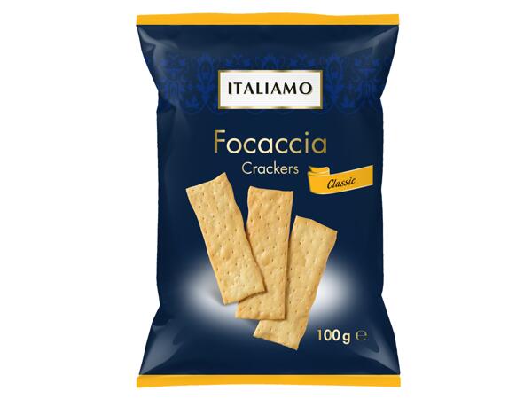 Focaccia-Crackers