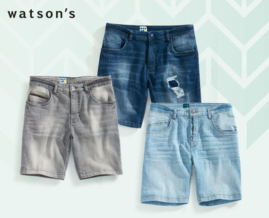 WATSON'S Herren-Jeansshorts