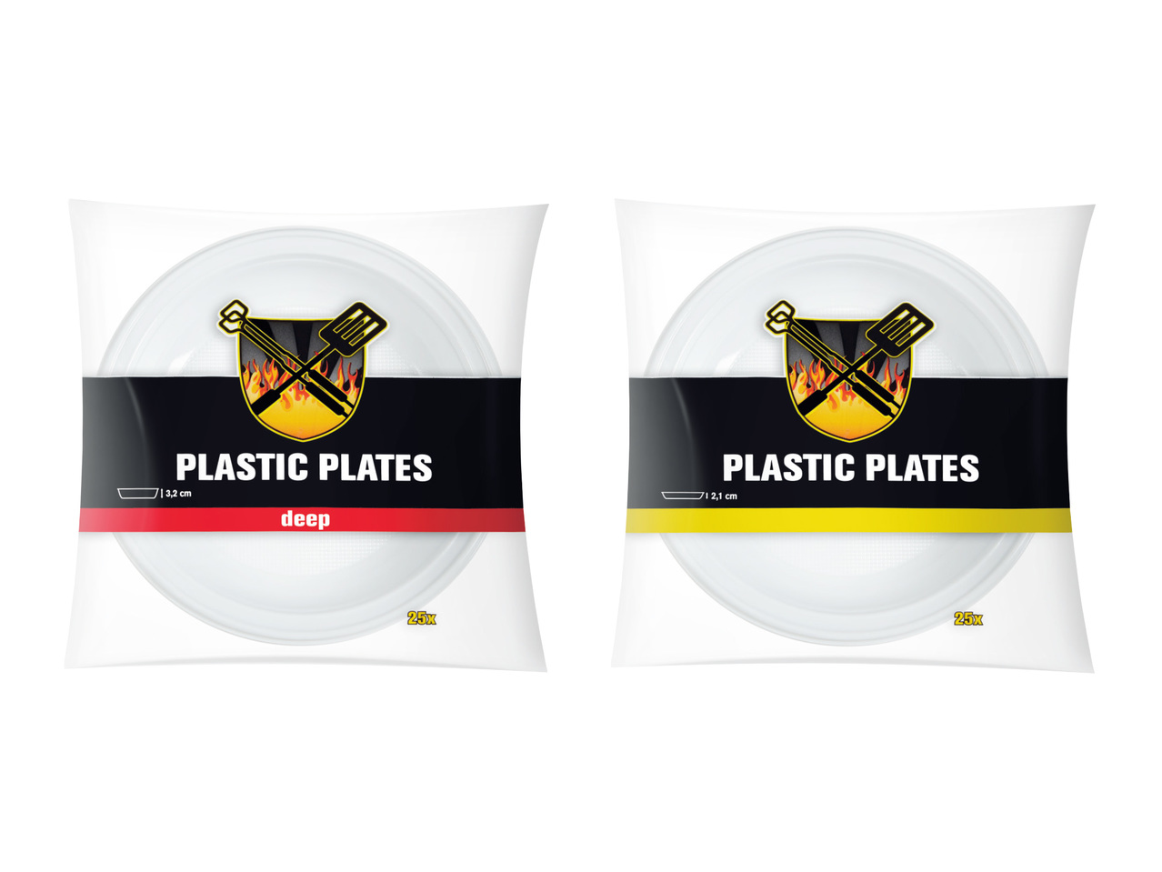 Plasttallrikar, 25 st1