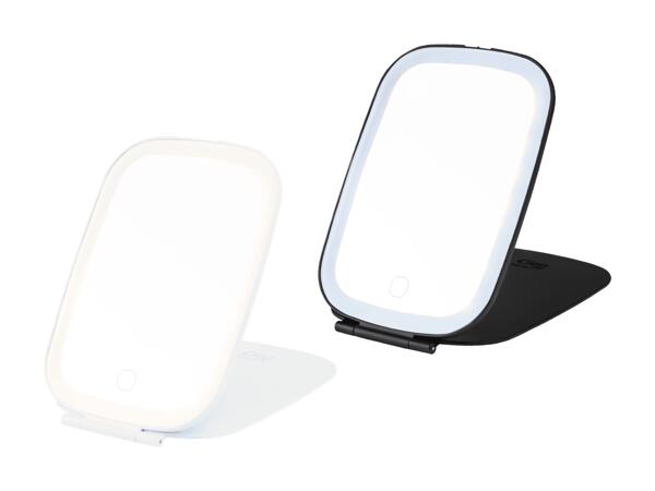 Miroir de voyage à LED