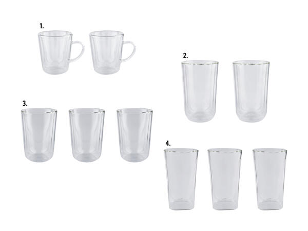 Verres à double paroi