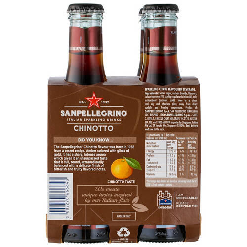 Chinotto 4 Pack 200ml