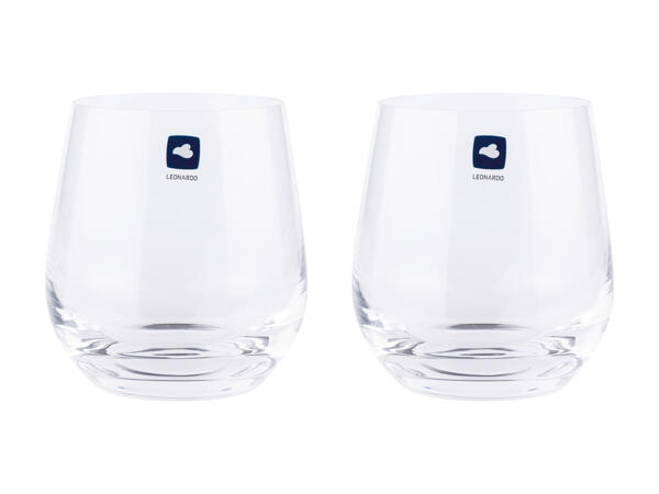 Verres "Tavolino", lot de 2