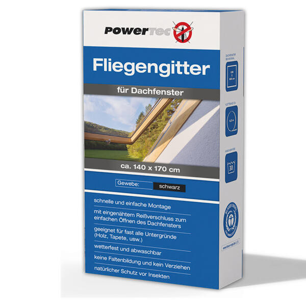 Fliegengitter für Dachfenster