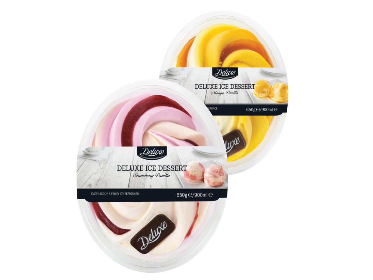 DELUXE Strawberry/Mango Ice Creams