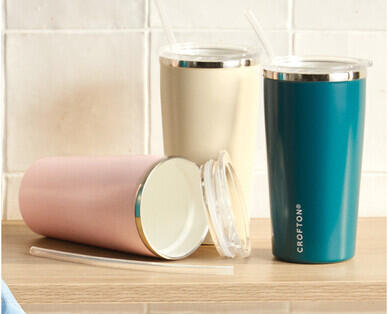 Insulated Stainless Steel Travel Mug 480ml