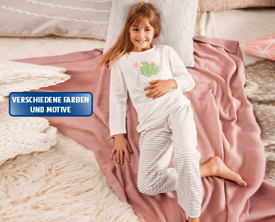 KIDZ ALIVE Kinder-Frottee-Nachtwäsche
