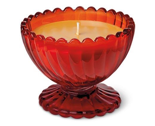 Huntington Home Ribbed Party Glass Candle