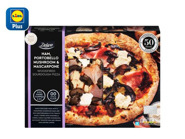 Deluxe Ham Mascarpone & Mushroom Pizza