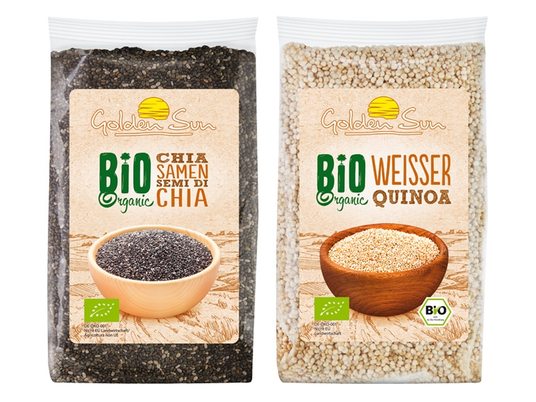 GOLDEN SUN Bio-Weißer Quinoa/Bio-Chia Samen
