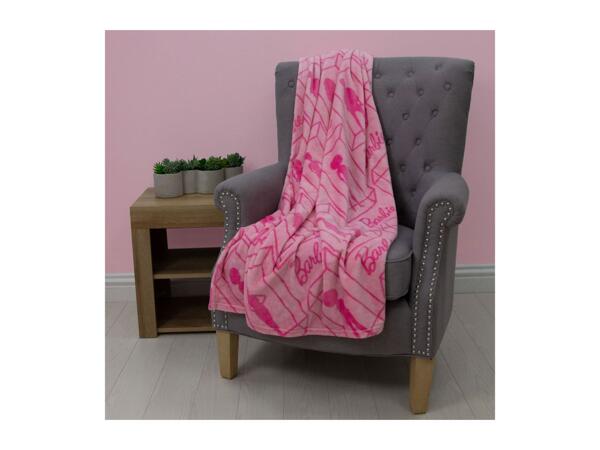 Barbie Pink Fleece Blanket & Cushion