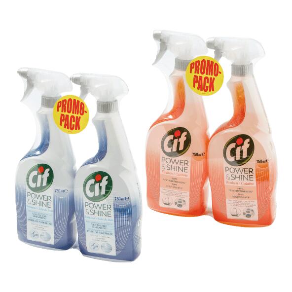 Cif badkamer- of keukensprays, 2 st.