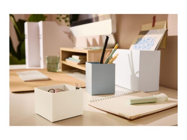 Crelando White Pen Holder Set - Set of 4