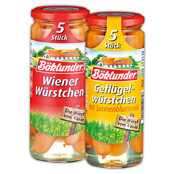 Würstchen im Glas